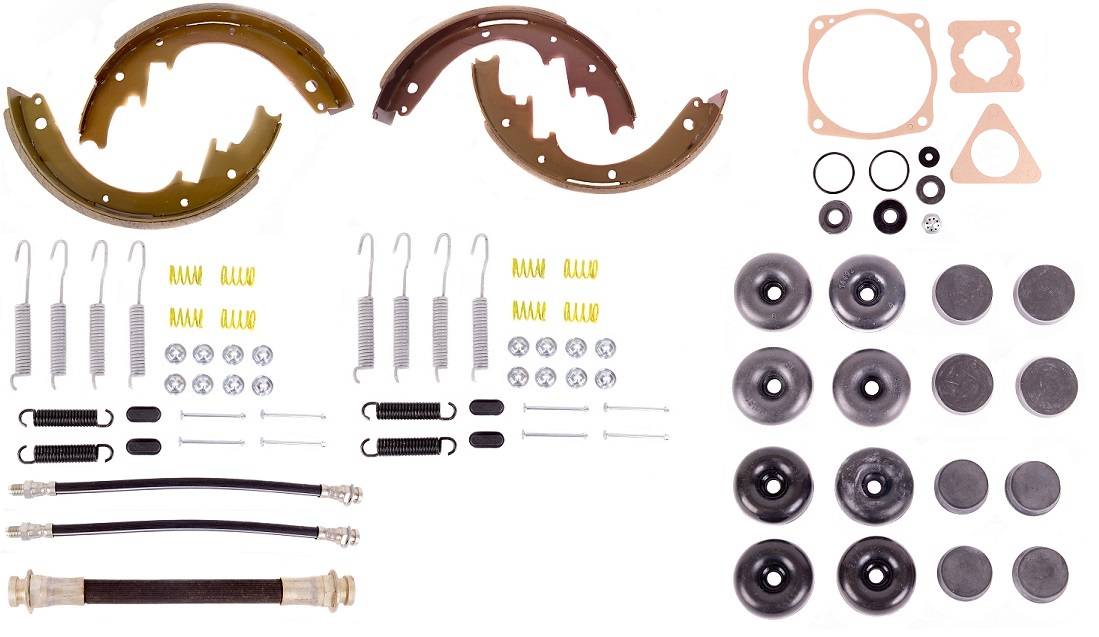 Disc Brake Pad and Rotor / Drum Brake Shoe and Drum Kit - BOKBUI594 - 1959 Buick Standard Brake Rebuild Kit (Bendix Power) - Kanter Auto