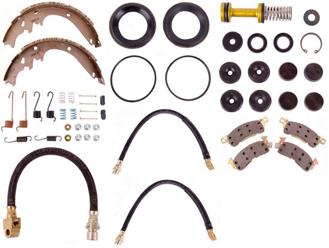 Disc Brake Pad and Rotor / Drum Brake Shoe and Drum Kit - BOKBUI710 - 1971-73 Buick FS Standard Brake Rebuild Kit (disc/drum; Delco-Moraine power) - Kanter Auto