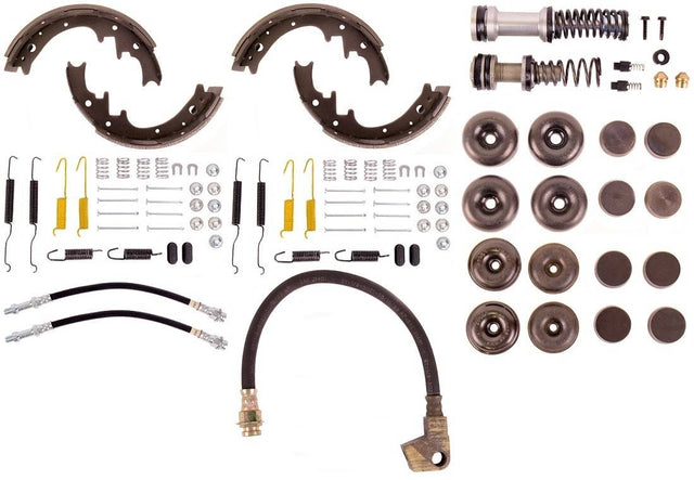 Disc Brake Pad and Rotor / Drum Brake Shoe and Drum Kit - BOKCAL720 - Fits 1972 Dodge Challenger Standard Brake Rebuild Kit (10" manual drum brakes) - Kanter Auto