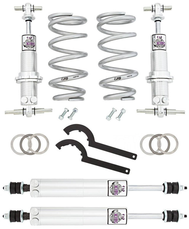 Suspension Shock Absorber Set - VTW213-550S - VikingÂ® Warrior Front Coil-Over/Rear Shocks 1969-70 Mustang (big block)