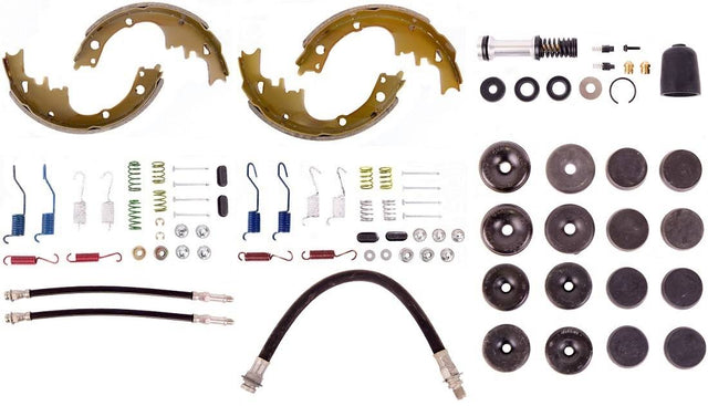 Disc Brake Pad and Rotor / Drum Brake Shoe and Drum Kit - BOKCHE673 - 1967 Chevrolet Chevy II, Nova Standard Brake Rebuild Kit - Kanter Auto