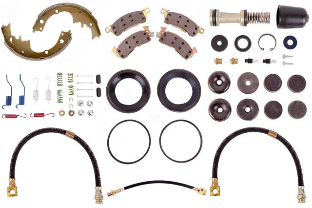 Disc Brake Pad and Rotor / Drum Brake Shoe and Drum Kit - BOKCHE691 - 1969 Chevrolet Camaro, Nova Standard Brake Rebuild Kit (power disc brakes) - Kanter Auto