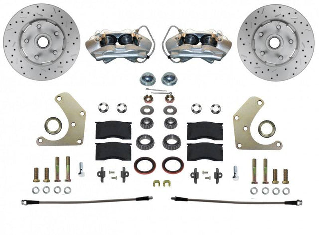 Brake Conversion Kit - DBK2001SMX - 1964-72 Mopar A Body Leed Brakes Front Wheel Disc (D&S) - Kanter Auto