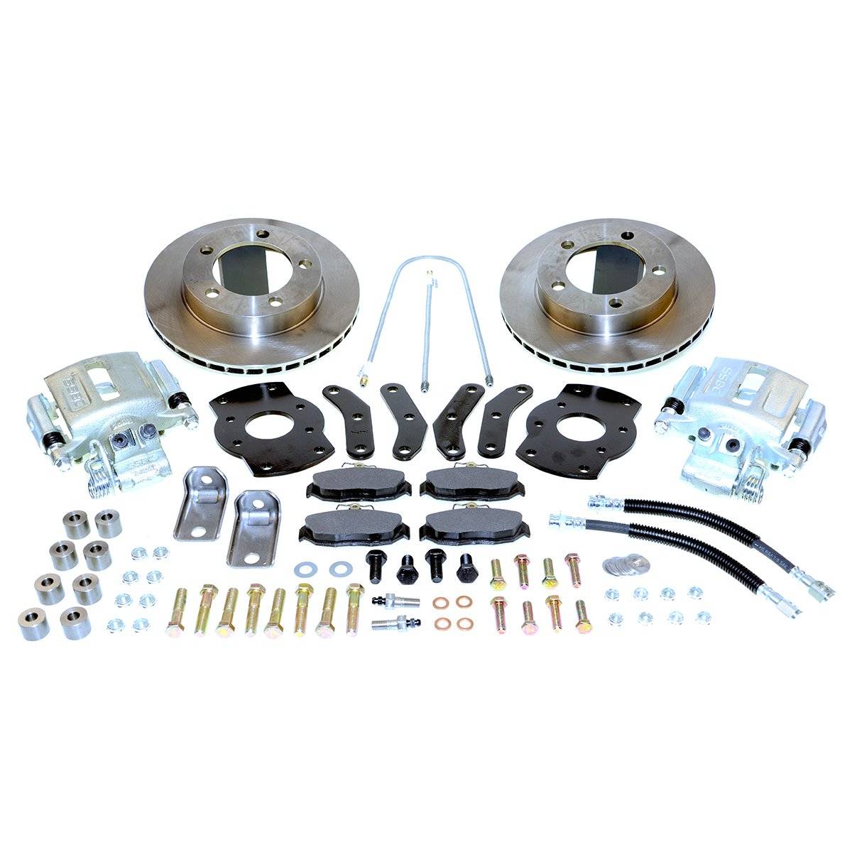 Brake Conversion Kit - A130-2 - 1976-86 Jeep CJ7 SSBC Rear Disc Brake Kit (zinc; AMC 20 1 piece)