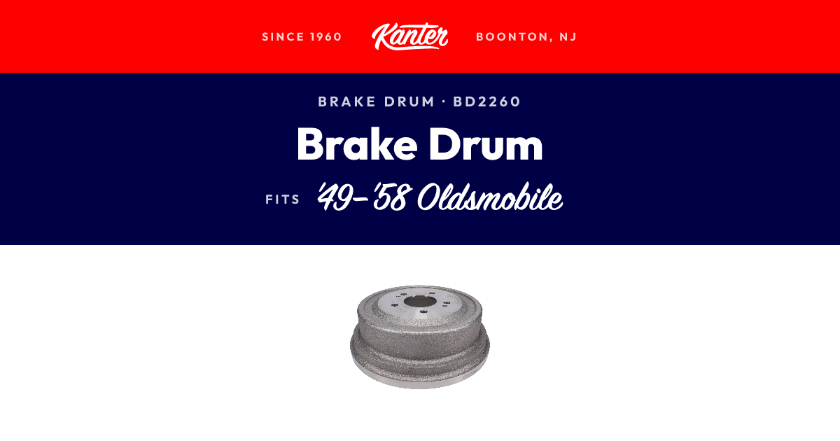 1949-1958 Oldsmobile Brake Drum | Kanter Auto