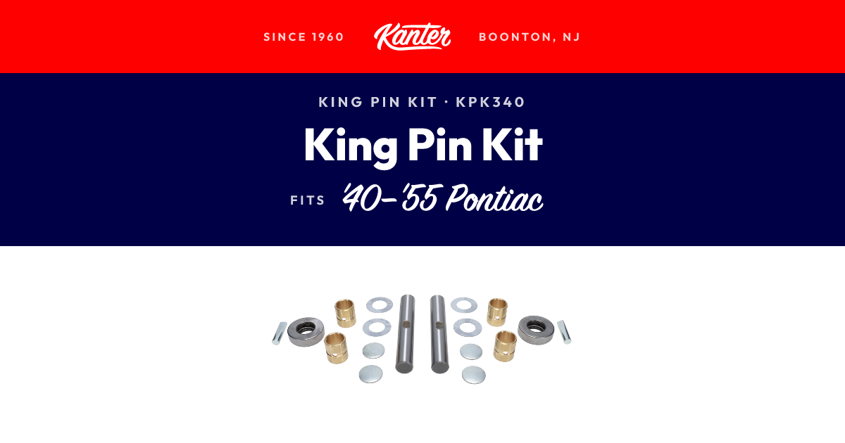 1940-1955 Pontiac King Pin Kit | Kanter Auto