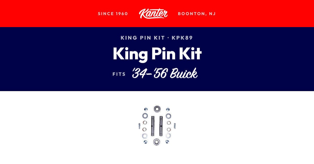 1946-1956 Buick King Pin Kit | Kanter Auto