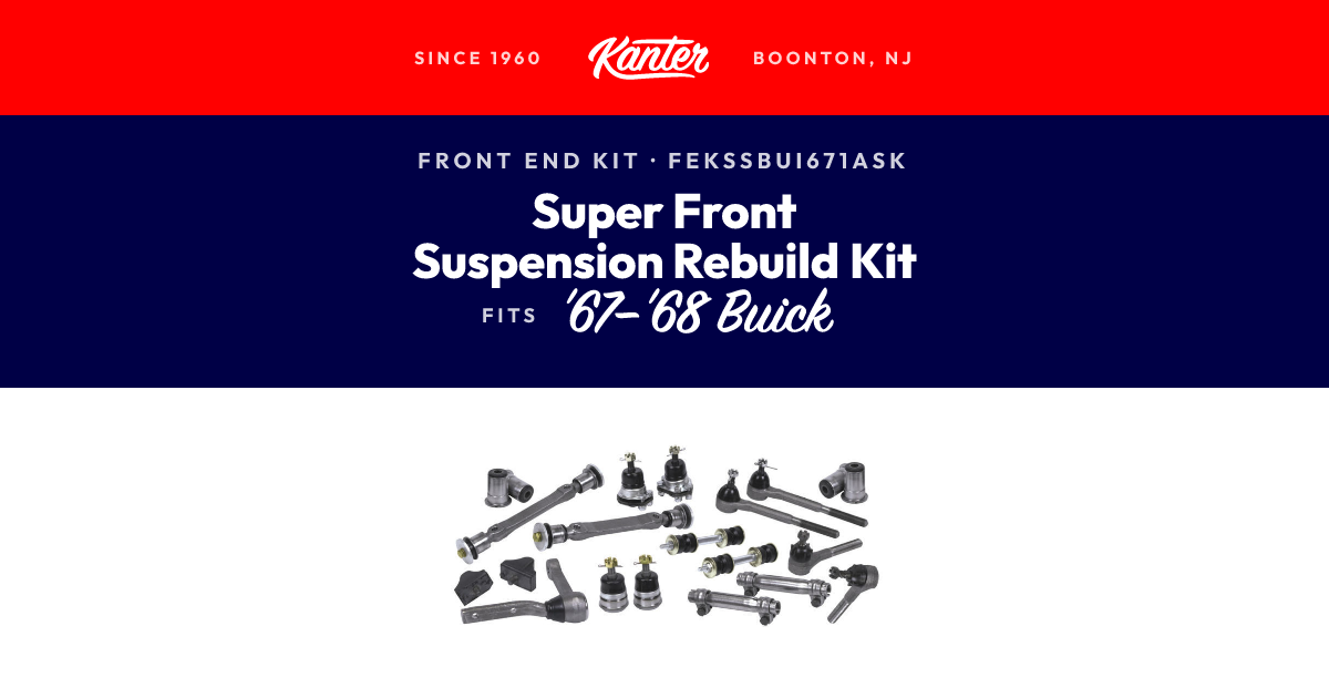 1967-1968 Buick Riviera, Electra, Wildcat Super Front Suspension